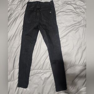 Hidden black skinny jeans. Button fly. EUC. Women's 26×28